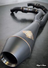 - ECHAPPEMENT - SP CONCEPTS EXHAUST SYSTEM - TOURING M8 2017UP - MID LENGTH ELSINORE - PRO FLO - NOIR ONYX - SPC-2-005-BOPF