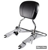-   KIT SISSY BAR DETACHABLES - OEM 00000-00  - SPORTSTER 94/03 - AVEC DOSSIER ET PORTE BAGAGES - V-TWIN - CHROME