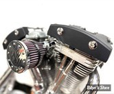 ECLATE D - PIECE N° 17B - COUVRE CULBUTEURS TYPE SHOVELHEAD - BIGTWIN 84/99 - Shovlehead Evolution Rocker Box Set - NOIR