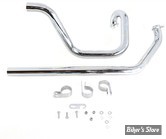 - KIT Collecteur d'echappement 2 EN 2 TRUE DUAL - SHOVELHEAD FL 70/84 - True Dual Exhaust Header Pipe Set - 29-1165 - CHROME