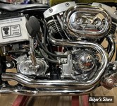 - KIT Collecteur d'echappement 2 EN 2 -  SHOVELHEAD FX 71/84 - Alphabet FX-FXE Exhaust Header Set - V-TWIN - 30-0645 - CHROME