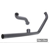 - KIT Collecteur d'echappement 2 EN 1 - 1 3/4 - SHOVEL 70/84 FL AVEC DEMARREUR ELEC. OU KICK - 29-0147 - NOIR