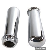 POIGNEES - V-TWIN TEDD CYCLE - Billet Slugger Style Grip Set - CHROME