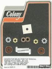 ECLATE N - PIECE N° 29 / 30 / 39 / 40 / 41 / 42 - KIT VISSERIE ET ISOLATEURS - OEM 31098-58 / 2690W / 31097-58 / 7634 / 5911 / 6186  / 7634 - COLONY - 2127-11