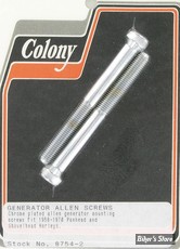 ECLATE N - PIECE N° 12 - KIT DE VISSERIE DE GENERATRICE - OEM 30011-58 - COLONY - ALLEN STYLE - CHROME - 8754-2