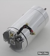 - GENERATRICE AVEC REGULATEUR - 29975-65TA - LOW VOLTAGE - 12V - 2-Brush Generator with Low Output - VOLT TECH - CHROME