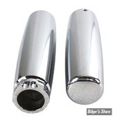 POIGNEES - V-TWIN Tedd Cycle - Billet Smoothie Style Grip Set - CHROME