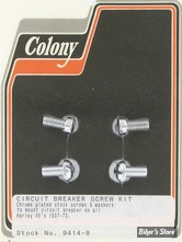 ECLATE R - PIECE N° 14 - KIT DE VISSERIE - OEM 2762 / 1300 - CHROME - 9414-8