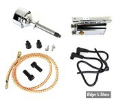 ECLATE R - PIECE N° 00D - KIT DISTRIBUTEUR AVEC BOBINE - 12V - BIGTWIN 1948/1960 - OEM 31604-48 / 32502-66A - 12 Volt Distributor and Coil Kit - CHROME