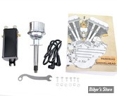 ECLATE R - PIECE N° 00D - KIT DISTRIBUTEUR AVEC BOBINE - 6V -  BIGTWIN 1948/1960 - OEM 31604-48 / 32502-66A - 6 Volt Distributor/Coil Kit Black 