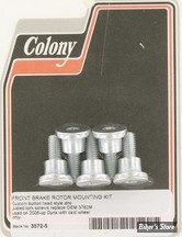 ECLATE DF - PIECE N° 02A - KIT VISSERIE DE DISQUE AVANT (JANTE MOULEE) - OEM 3762M - TORX - ZINGUÉ - 3572-5