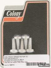 ECLATE DF - PIECE N° 02 - KIT VISSERIE DE DISQUE AVANT (JANTE MOULEE) - OEM 3655 - TORX - COLONY - ZINC - 3267-5