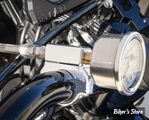 - SUPPORT DE MANOMÈTRE D'HUILE POUR GUIDON DE : 1" / 25,40 MM - FEULING - CHROME - 9051