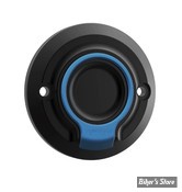 ECLATE I - PIECE N° 23 - CACHE ALLUMAGE POUR MILWAUKEE-EIGHT® SOFTAIL / TOURING 17UP - Fangster Point cover - NOIR / BLEU