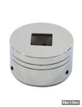 COUVRE CARTER DE MANO DE PRESSION D'HUILE - V-TWIN / Wyatt Gatling - CHROME