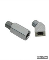 ADAPTATEUR/RACCORD DE MANO DE PRESSION D HUILE - BIGTWIN 41/67 - CHROME