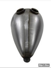 RESERVOIR TYPE MUSTANG - 2.2 GALLONS / 8.30 LITRES - V-TWIN / Wyatt Gatling - Chopper Axed 2.2 Gallon Gas Tank - BOUCHON A BAILLONETTE (DOUBLE)