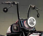 - 25.40MM - 1" - GUIDON Z-BAR STYLE - MONARCH 2" fat bar - KILLER CUSTOM - 82UP - HAUTEUR : 8" / 20CM - FINITION : NOIR BRILLANT - N8-25