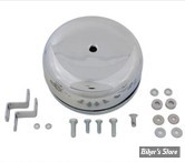 ECLATE M - PIECE N° 64 - FILTRE A AIR ORIGINAL ROND 7" -  KEIHIN CV - V-TWIN / Wyatt Gatling - CHROME