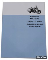 MANUEL D'ENTRETIEN / SERVICE MANUAL - 1959/1965 FLH  - OEM 99482-65 - 1959-1965 FLH Service Manual