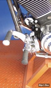 - Kit Jockey Shift - COMMANDE SUICIDE - Softail 1986/1999 -  Chrome Jockey Clutch Pedal Kit