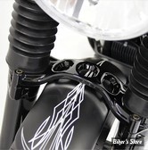 ECLATE O - PIECE N° 04B - KIT VISSERIE DE GARDE BOUE AVANT - OEM 4978 - SPORTSTER 1200X 10/22 - CULT WERK - NOIR - HD-SPO109