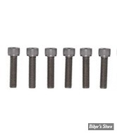 ECLATE N - PIECE N° 20 - KIT VISSERIE DE TES DE FOURCHE - OEM 4352 - SPORTSTER 04/20 - SCREWS4BIKES - INOX POLI - 6 VIS - GK.HD.5.va
