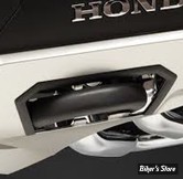 MOULURES / ENJOLIVEURS D'ENTOURAGE DE PARE-CYLINDRES - SHOW CHROME / BIG BIKE PARTS - HONDA GOLDWING GL1800 2018/2023 - ENGINE GUARD OPENING TRIM - NOIR - 52-932