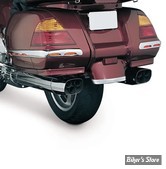 MOULURES DE SACOCHES LED - KURYAKYN - HONDA GOLDWING 1800 - LED Saddlebag Molding Sets 4 Pièce - CHROME / CABOCHONS : ROUGE - KUR3202 / 3202