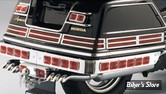 MOULURES DE SACOCHES - PARTS UNLIMITED - HONDA GOLDWING 1500 - Saddlebag Lens Grille Set - CHROME - 52-612