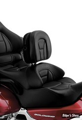 KIT DOSSIER CONDUCTEUR DÉTACHABLE - HONDA GOLDWING GL1800 01/17 - KURYAKYN - Plug-N-Go Chrome Driver Backrest with Black Pad - KUR8931 / 8931