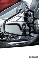 KIT DE CACHES TRANSMISSION - KURYAKYN - HONDA GOLDWING GL1800 01/17 - Louvered Transmission Covers - CHROME - KUR7366 / 7366