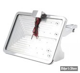 PLAQUE LATERALE - 143 X 210 - SOFTAIL M8 FXDRS 2019UP - CPV - SLIDE-IN LICENSE PLATE - AVEC FEU LARGELIGHT LED - POLI - 0607