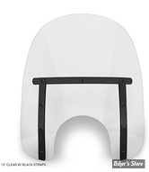 PARE BRISE DÉTACHABLE - MEMPHIS SHADES - MEMPHIS SLIM - DÉCOUPE DE PHARE DE 7" - HAUTEUR 17" / 43CM - NIGHT SHADES TRANSLUCIDE - MEB4110