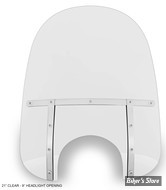 PARE BRISE DÉTACHABLE - MEMPHIS SHADES - MEMPHIS FATS - DÉCOUPE DE PHARE DE 9" - HAUTEUR 21" / 53CM - CLAIR - MEM3810
