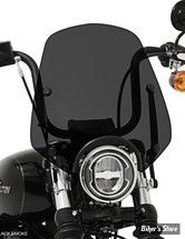 PARE BRISE DÉTACHABLE - MEMPHIS SHADES - DEL REY / SPORTSHIELD - HAUTEUR 13" / 33.00CM - NOIR FUMÉ FONCÉ - MEP50110