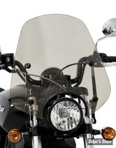 PARE BRISE DÉTACHABLE - MEMPHIS SHADES - DEL RIO / SPORTSHIELD - HAUTEUR 15" / 38.00CM - NOIR FUMÉ - MEP51112