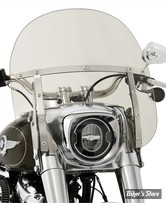 PARE BRISE DÉTACHABLE - MEMPHIS SHADES - FATS - SOFTAIL FLFB/S 18UP - HAUTEUR 13" / 33CM - INCOLORE - MEM6000