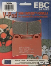 - PLAQUETTES DE FREIN - AVANT - OEM 2202492 - VICTORY 1998/2007 - EBC - V-SERIES - SEMI-SINTERED - FA244V
