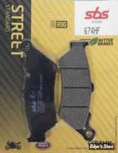 - PLAQUETTES DE FREIN - ARRIERE - OEM 2202491 / 2204724 - VICTORY 1998/2007 - SBS - CERAMIQUE - 674HF