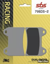 - PLAQUETTES DE FREIN - AVANT - OEM 2202492 - VICTORY 1998/2007 - SBS -DS Racing Dual Sintered - 706DS-2