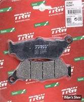- PLAQUETTES DE FREIN - AVANT - OEM 2206139 - VICTORY 2017 / INDIAN SCOUT / HD XG - TRW LUCAS - METAL FRITTÉ  - MCB671