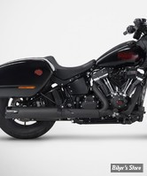 ECHAPPEMENT ZARD - SOFTAIL MILWAUKEE FXBB / FXLRS / FXLRST 2025UP - 2 en 1 - EURO 5+ - FINITION : NOIR - ZHD046S00SAO-B