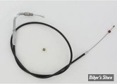 CABLE DE TIRAGE POUR BIGTWIN & SPORTSTER AVEC MIKUNI HSR 42/45 - LONGUEUR : 89 CM - 1996UP - BARNETT - NOIR - 101-31-30009
