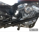 ECHAPPEMENT - Wyatt Gatling - DRAG PIPES 1 3/4" - SPORTSTER 86/13 - Wyatt Gatling Exhaust Drag Pipe Set Slash Cut - 30-0492 -  NOIR