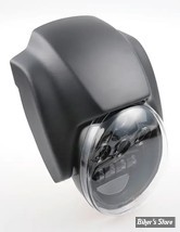 - TETE DE FOURCHE - Milwaukee-Eight FXBR/S 25UP- CULT WERK - headlamp kit Night Rod Style - NOIR MAT / A PEINDRE  - HD-BRO161