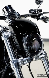 - TETE DE FOURCHE - Milwaukee-Eight FXBR/S 25UP- CULT WERK - headlamp kit Night Rod Style - NOIR BRILLANT - HD-BRO162
