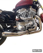 ECHAPPEMENT 2EN1 - Wyatt Gatling - DIAMÈTRE 2" - SPORTSTER 86/04 - Sportster Holeshot 2:1 Exhaust Header System - 29-8746 - CHROME
