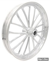 23 x 3.50 - ROUE ULTIMA ALUMINIUM - APPLICATION CUSTOM AXE 1" - MANHATTAN - D-F - 26" x 3.5" Manhattan Front Wheel - POLI - 37-633