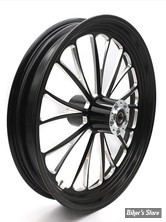 21 x 3.50 - ROUE ULTIMA ALUMINIUM - APPLICATION CUSTOM AXE 1" - MANHATTAN - D-F - 26" x 3.5" Manhattan Front Wheel  - BLACK CUT - 37-667